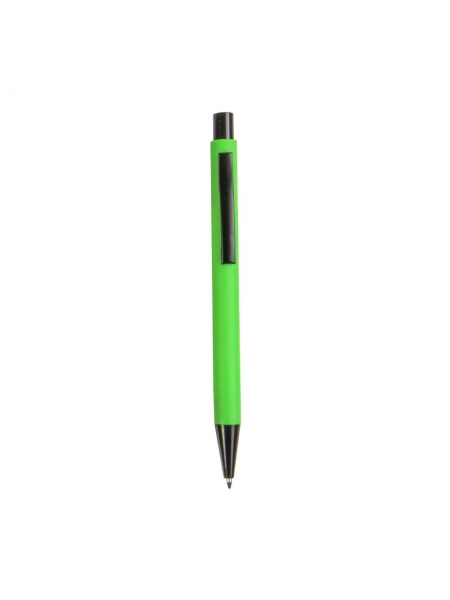 penna-personalizzata-in-plastica-metal-verde lime - refil nero.jpg